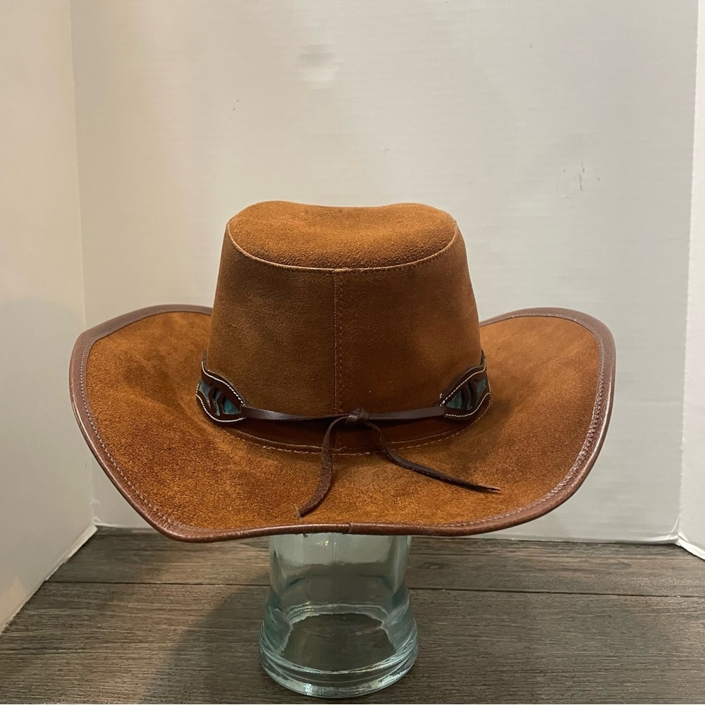 Winfield Cover Company  Western Hat. Size XXL. Turquoise color band. Pre-owned. - Picture 3 of 12